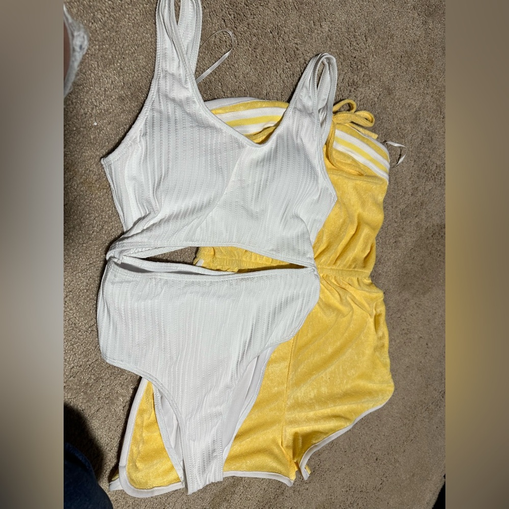 cover-up & swimsuit